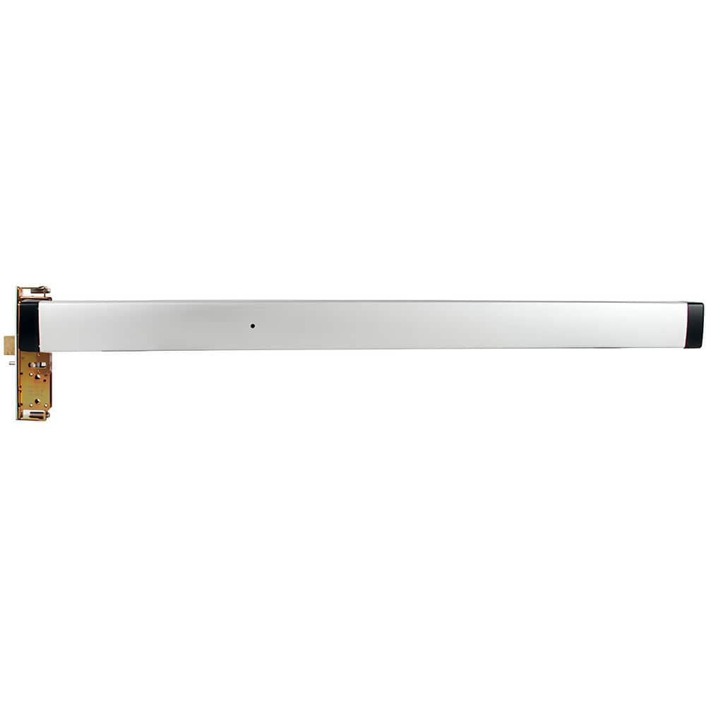 Push Bars, Material: Metal , Locking Type: Exit Device Only , Finish/Coating: Satin Aluminum, Clear Anodized , Maximum Door Width: 3ft  MPN:8410-27136