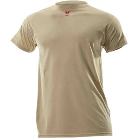 DRIFIRE® Lightweight Flame Resistant T-Shirt L-T Desert Sand DF2-CM-446TS-DS-LGT DF2-CM-446TS-DS-LGT