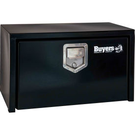 Buyers Steel Underbody Truck Box w/ Stainless Steel Rotary Paddle - Black 18x18x30 - 1702103 1702103