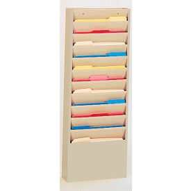 11 Pocket Medical Chart & Special Purpose Literature Rack - Tan 405-75