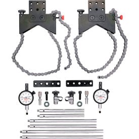 Starrett® Shaft Alignment Clamp Set w/ Chain Clamp 81-141J/657Y Indicator & PT18724 Snug S668DZ