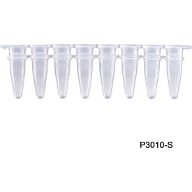 MTC™ Bio PCR 8 Strips with Separate Flat Cap Strips 0.2 ml 120 Pack P3010-S