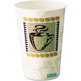 Dixie® Hot Cups Paper 10 oz. Coffee Dreams Design 25/Pack 5310DX