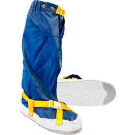 Transforming Technologies TX4000 ESD Cleanroom Apparel Hard Sole Boot Cover XS Navy Blue TX40BHNB01