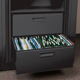 Rotary File Cabinet Components Letter File/Storage Drawer Black XLT-FS1-T25