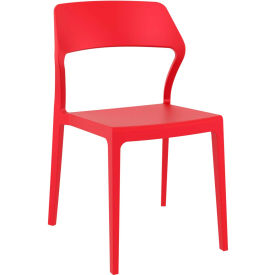 Siesta Snow Outdoor Dining Chair Red - Pkg Qty 2 ISP092-RED