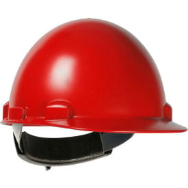 Stromboli Cap Style Dome Hard Hat ABS/Polycarbonate Shell 4 Point Nylon Webbing Cradle Red 280-HP841R-15