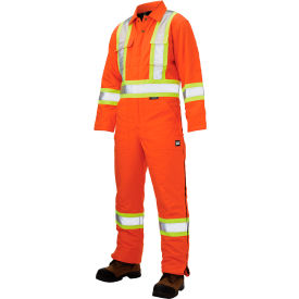 Tough Duck Insulated Safety Coverall 4XL Orange S78731-ORG-4XL