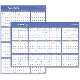 AT-A-GLANCE® Vertical/Horizontal Erasable Quarterly/Monthly Wall Planner 24 x 36 2025 A1102