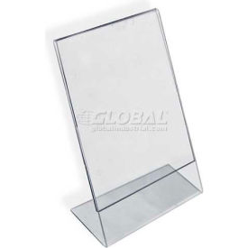 Approved 112712 Vertical Slanted L-Shaped Acrylic Sign Holder 9