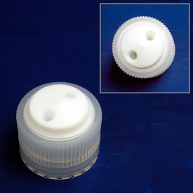 CP Lab Safety 2-Port Cap/Filling Cap with Plugs For Nalgene Bottles with 38-430 Closure WF-38-2KIT