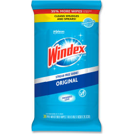 Windex Orginal Glass Wipes 38/pack Single Pack 00019800002961