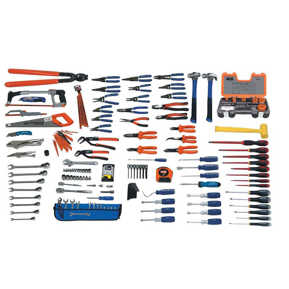 Combination Hand Tool Sets, Set Type: Electrical Maintenance Service Set , Number Of Pieces: 64 , Measurement Type: Inch , Container Type: None  MPN:JHWELECTRICAL