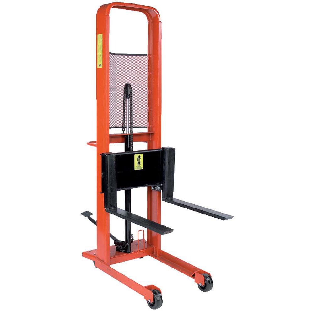 Manually Operated Lifts, Lift Type: Steel Stacker Lift , Type: Stacker , Load Capacity: 100lb , Load Capacity (Lb. - 3 Decimals): 100.000  MPN:260035