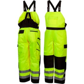 Pyramex® RWB46 Insulated Winter Bib Pants L Hi-Vis Lime RWB4610L