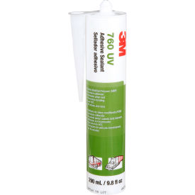 3M™ 760 UV Adhesive Sealant 290 ml Capacity White - Pkg Qty 12 7100139501