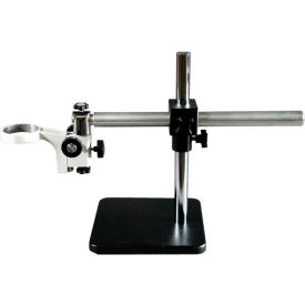 AmScope BSS-120A-FR-84 Solid Aluminum Single-Arm Microscope Boom Stand with 84mm Pillar Rack BSS-120A-FR-84