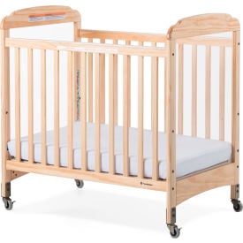 Foundations® Next Gen Serenity® Fixed-Side Compact Clearview Crib - Natural 2532040