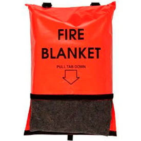 First Voice™ Bright Orange Fire Blanket with Bag 84