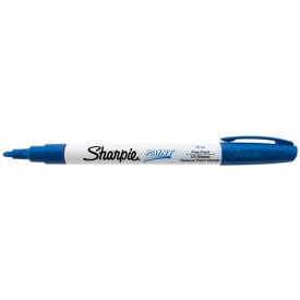 Sharpie® Paint Marker Oil Based Fine Blue Ink - Pkg Qty 12 35536