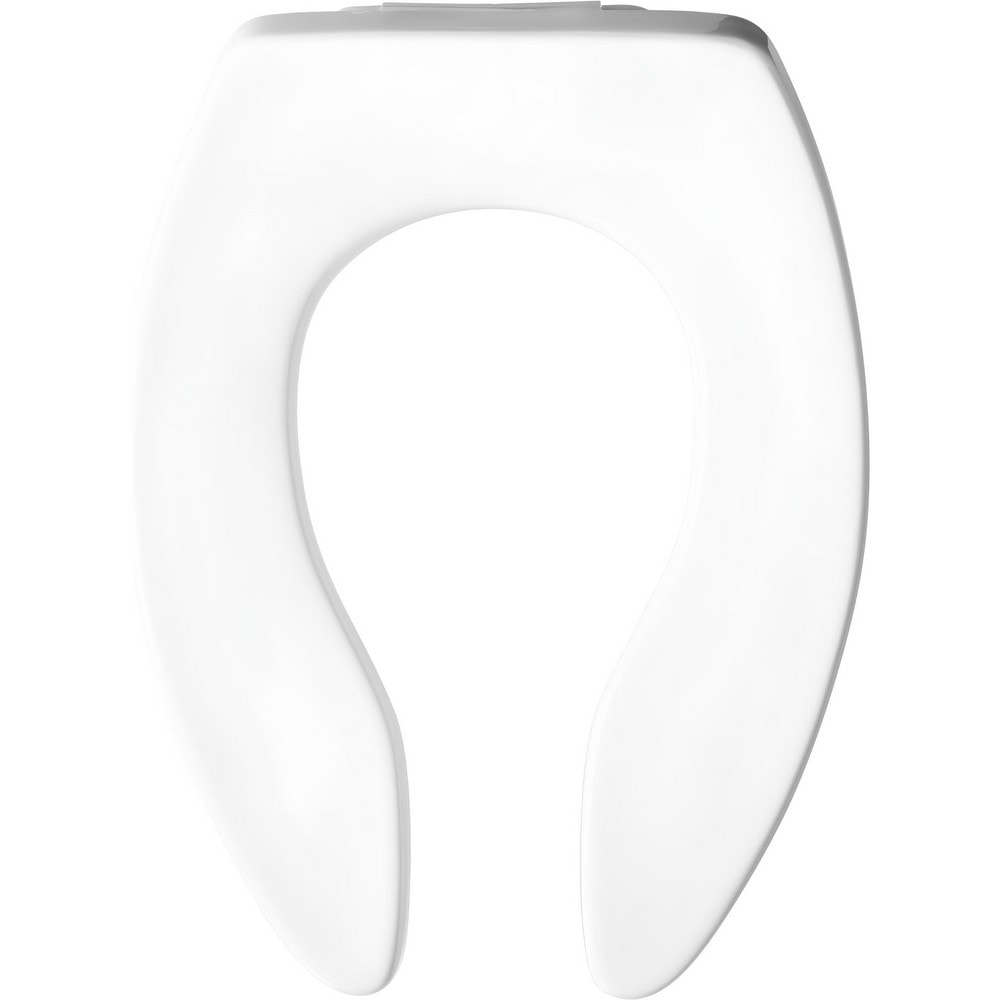 Toilet Seats, Type: Standard, Open , Style: Elongated , Material: Plastic , Color: White , Outside Width: 14.250in (Inch) MPN:1655SSCT 000