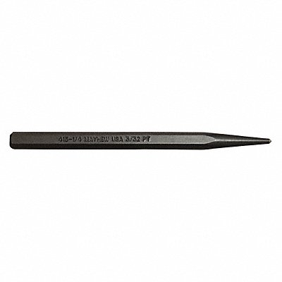 Center Punch 4 in L Steel Black Oxide MPN:24000