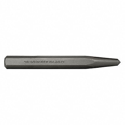 Center Punch 6-1/4 in L Steel Shot Blast MPN:74004