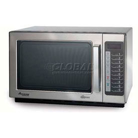 Amana® 1.2 Cu. Ft. 1000 Watt 100 Programmable Item Commercial Microwave RCS10TS