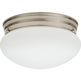 Lithonia Lighting FMMUSL 9 14830 BNP M4 LED Mushroom 16.5W 3000 CCT Brushed Nickel FMMUSL 9 14830 BNP M4