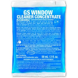 Stearns GS Window Cleaner Concentrate - 2 oz Packs 48 Packs/Case - 2384002 2384002