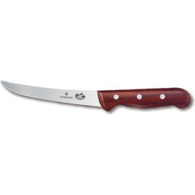 Victorinox 6 Boning Knife Curved Blade Wide Semi-stiff Rosewood Handle 40118 - Pkg Qty 10 5.6500.15