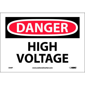 Safety Signs - Danger High Voltage - Vinyl 7