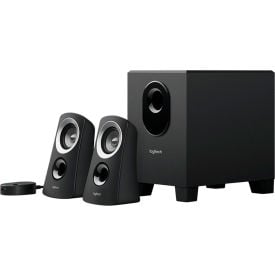 Logitech 980-000382 Z313 Computer Speaker System with Subwoofer Black 980000382