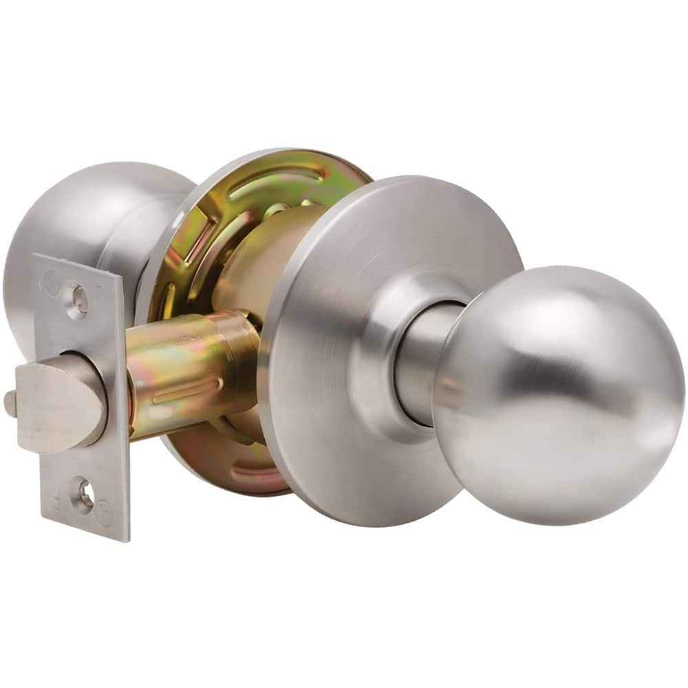 Knob Locksets, Type: Passage , Key Type: Keyed Different , Material: Metal , Finish/Coating: Satin Stainless Steel  MPN:C2000-PASS-B-63