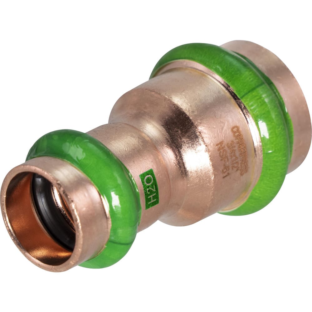 Copper Pipe Fittings, Fitting Type: Reducing Coupling , Fitting Size: 2-1/2 x 1 , Style: Press Fitting , Connection Type: Push-to-Connect , Material: Copper  MPN:MB22290