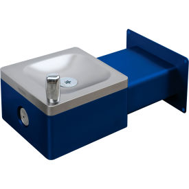 GoVets™ Outdoor Wall Mount Drinking Fountain Blue 224BL761