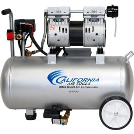 California Air Tools Portable Electric Air Compressor 1 HP 8 Gallon Capacity Horizontal 3.1 CFM 8010AAD