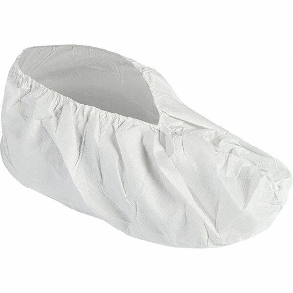 Shoe Cover: Chemical-Resistant, Film Laminate, White MPN:44492