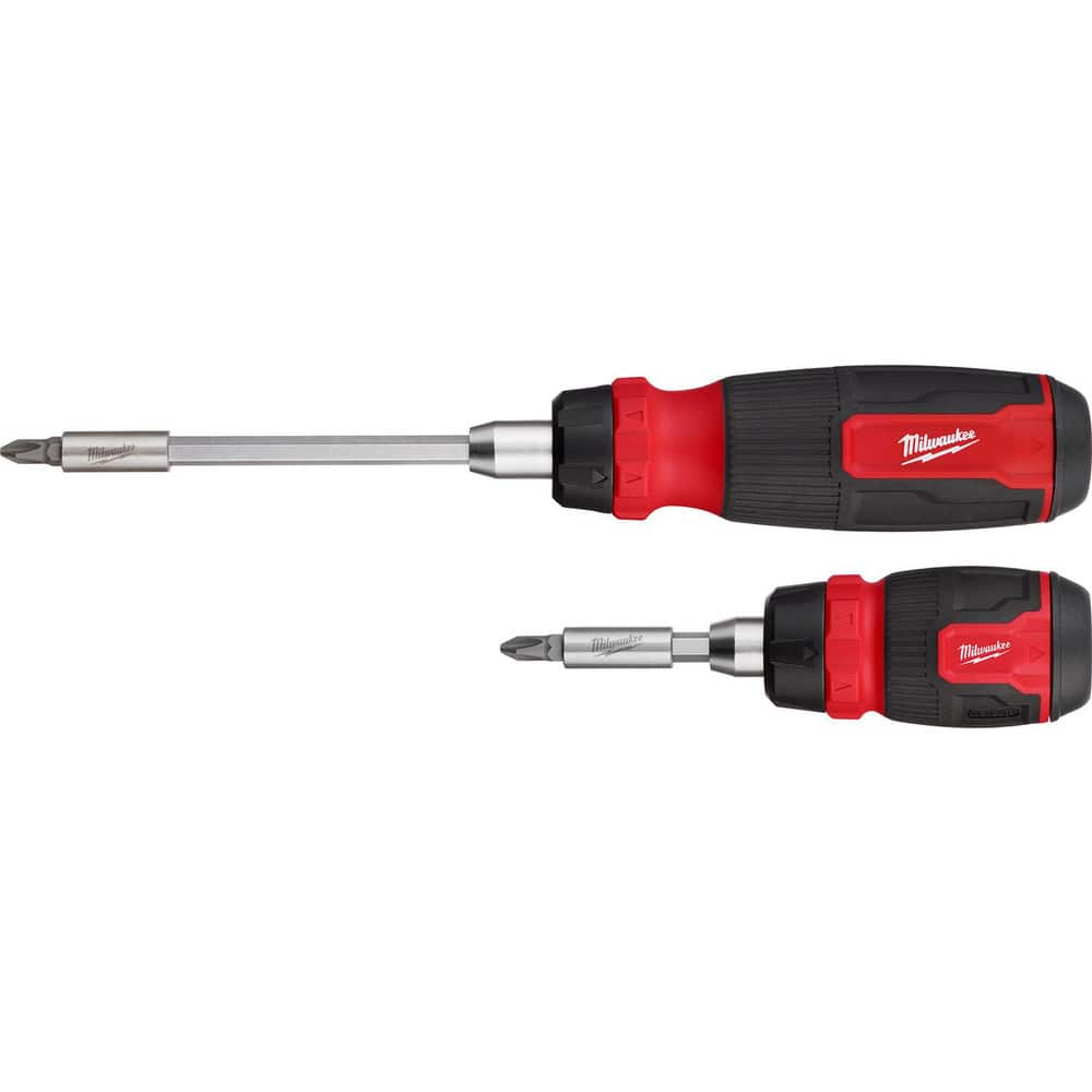 Bit Screwdrivers, Type: Multi-Bit Ratcheting Screwdriver , Tip Type: Multi , Drive Size (TXT): 1/4 , Torx Size: T10, T15, T20, T25  MPN:48-22-2905