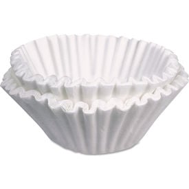 Bunn® Commercial Coffee Filters w/ Flat Bottom 10 Gal. Pack of 250 20113