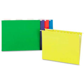 Universal® Hanging File Folders 1/5 Tab 11 Point Letter Assorted Colors 25/Box 14121