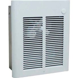 Small Room Commercial Fan Forced Wall Heater W/ Integral Double Pole Thermostat 1500 Watt 120V SRA1512DSFPB