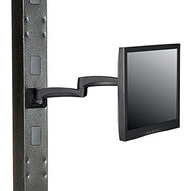 GoVets™ Fixed Height LED/LCD Flat Panel Monitor Arm with VESA Plate Black 945BK436