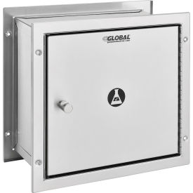 GoVets™ Stainless Steel Specimen Pass-Thru Cabinet Recessed 13-1/4