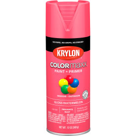 Krylon® Colormaxx™ Paint & Primer 12 oz. Gloss Watermelon - Pkg Qty 6 K05544007