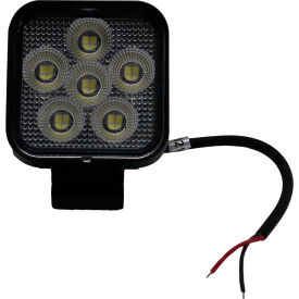 Race Sport Lighting® IQ Square Auxiliary LED Flood Beam Light with 6 LED 3