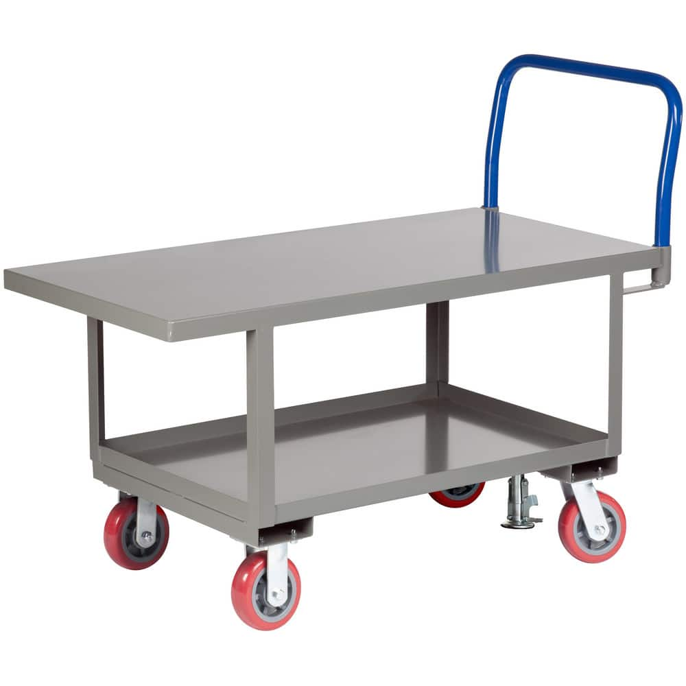 Bar, Panel & Platform Trucks, Type: Heavy-Duty Wagon Truck , Load Capacity (Lb. - 3 Decimals): 2000.000 , Body Material: Steel , Height (Inch): 40  MPN:RNB2-2460-6PYFL