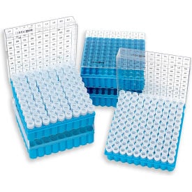 MTC Bio™ Cryo Storage Box w/ Hinged Lid 81 Place Pack of 5 R2281