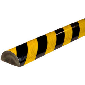 Knuffi® C+ Corner Bumper Guard 3.28' Reflective Black/Yellow 60-6883 60-6883