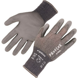 Ergodyne® Proflex 7044 Cut Resistant Gloves Polyurethane Coated ANSI A4 M Gray 1 Pair 10493